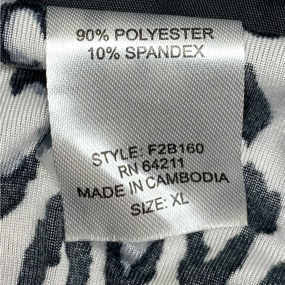 EUC Studio Donatella Animal Print Dress Cover-Up, XL - Picture 3 of 5